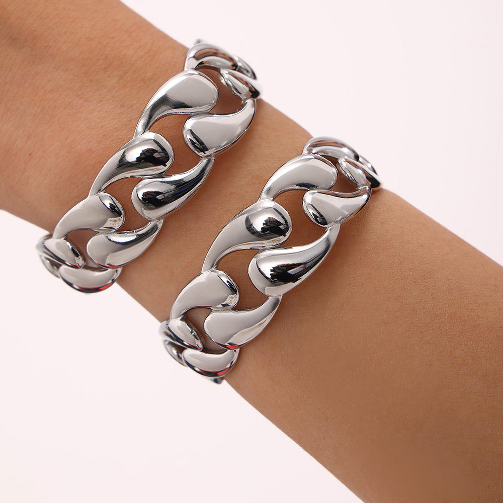 Sabbia Gold/Silver Bangle Luxury Bracelet