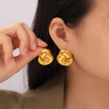 Luisant Glossy Earrings Gold/Silver