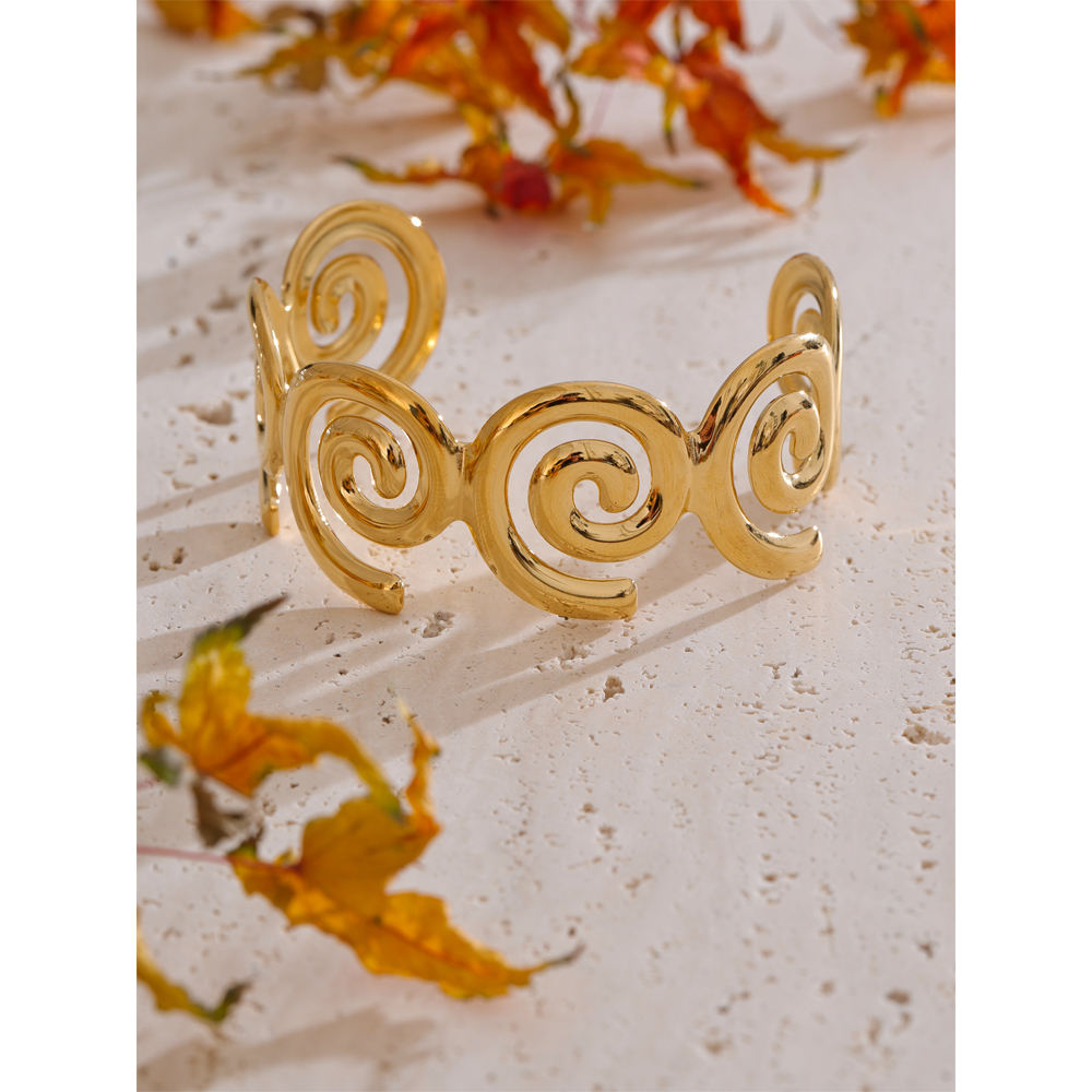 Wave Gold Bracelet Summer