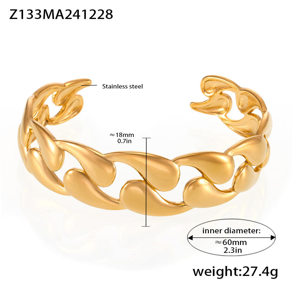 Sabbia Gold/Silver Bangle Luxury Bracelet