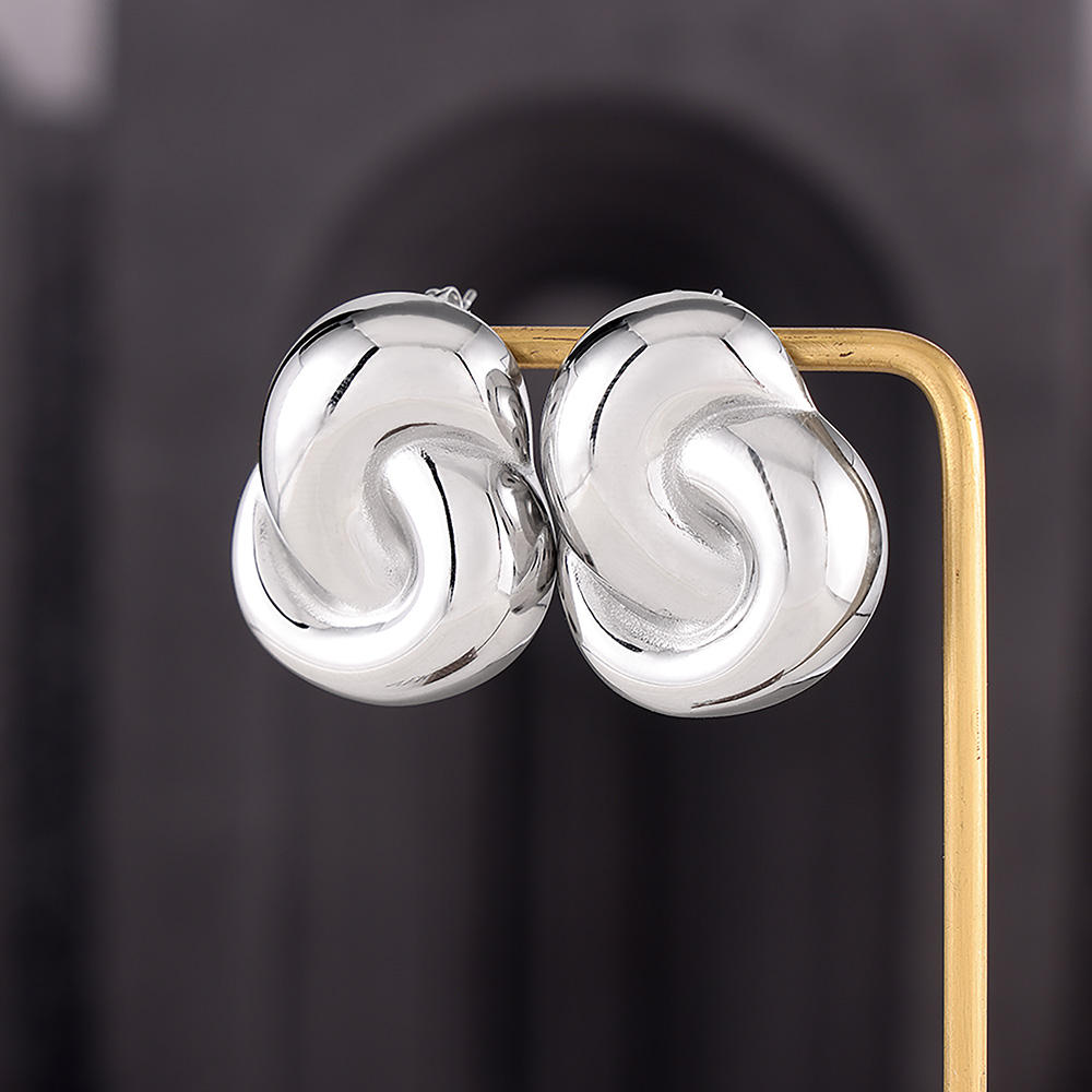 Luisant Glossy Earrings Gold/Silver