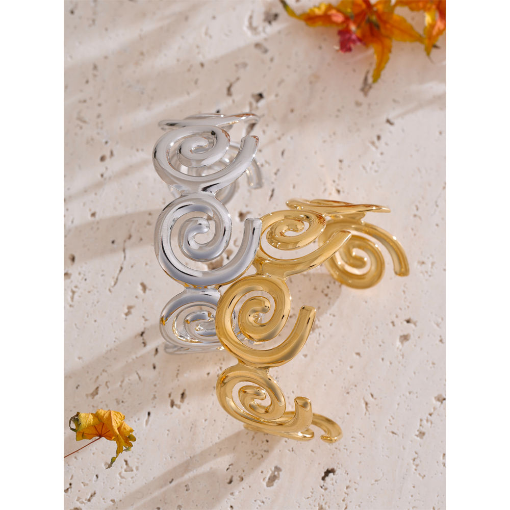 Wave Gold Bracelet Summer