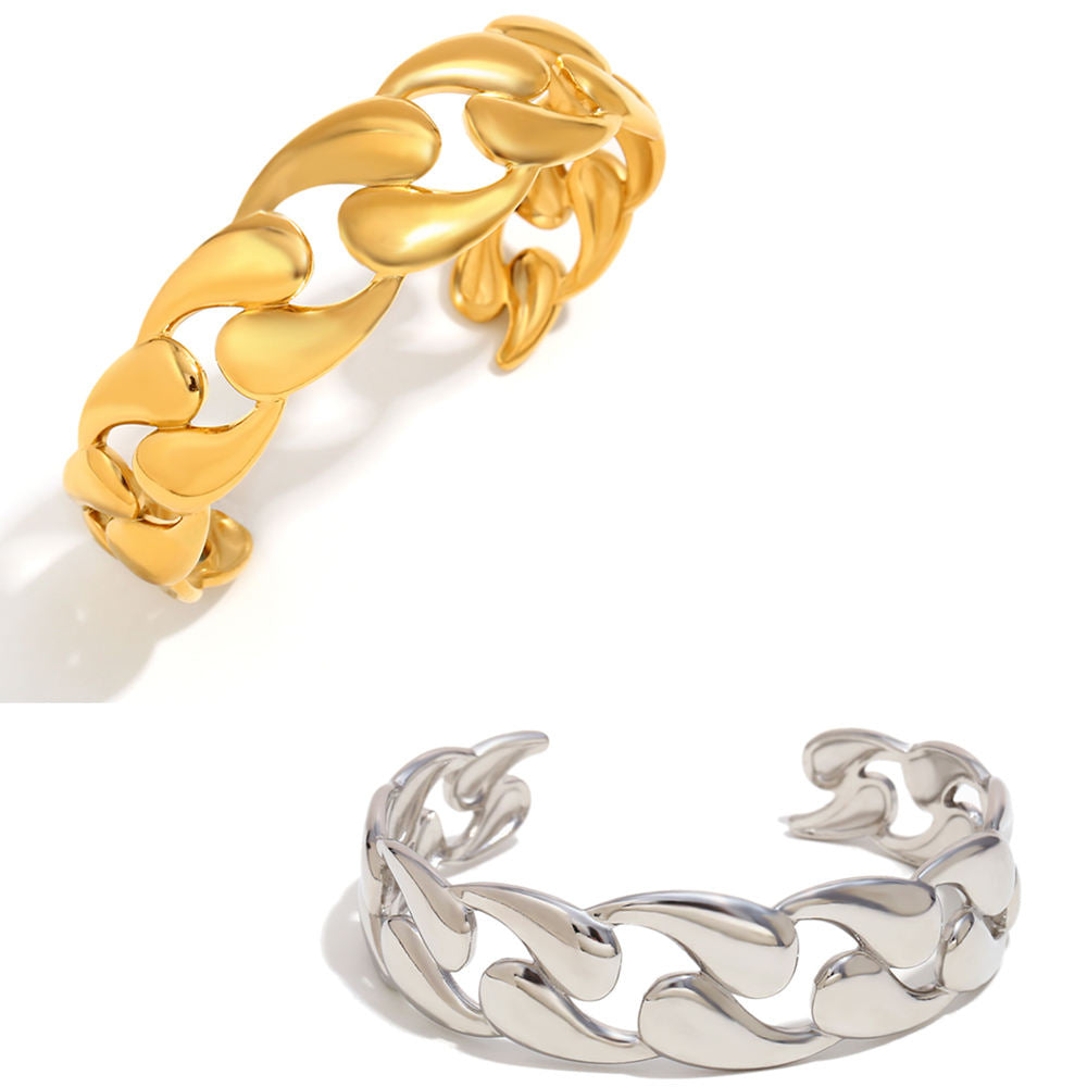 Sabbia Gold/Silver Bangle Luxury Bracelet
